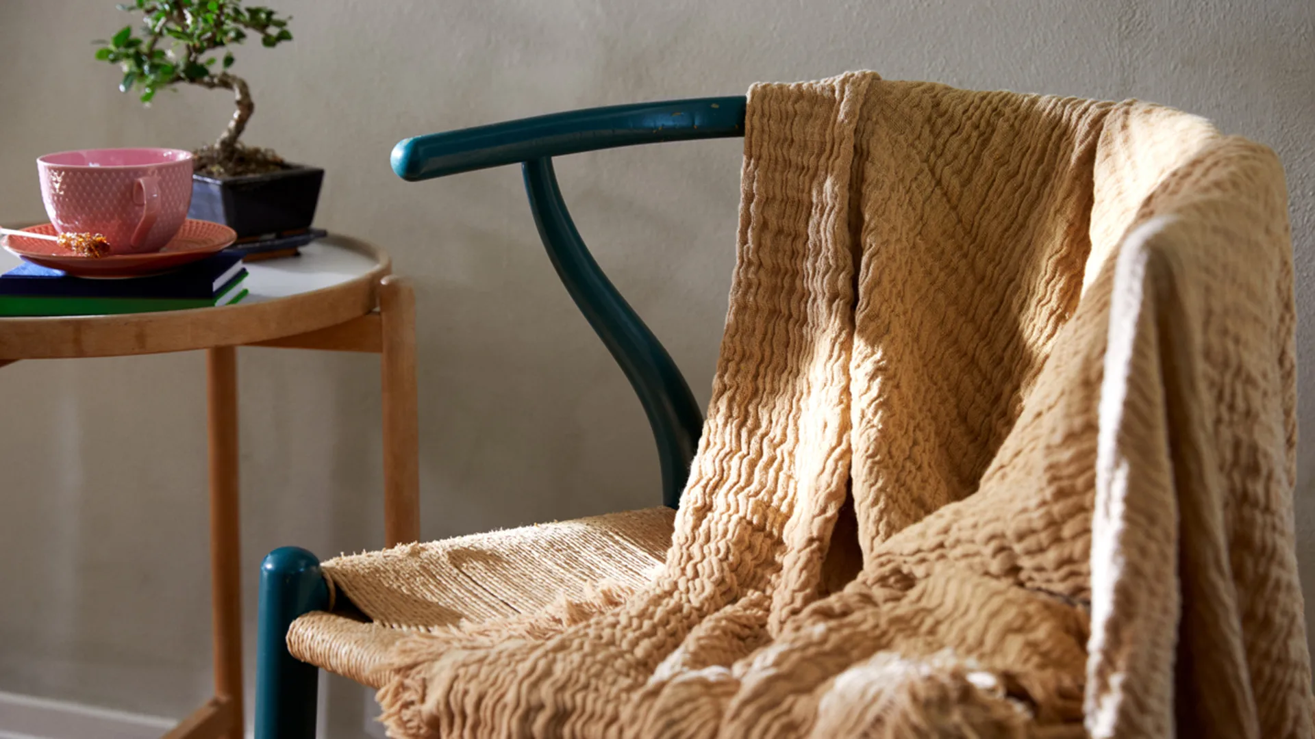 Couvre-lit Reloved 240x260 cm, Sable Juna