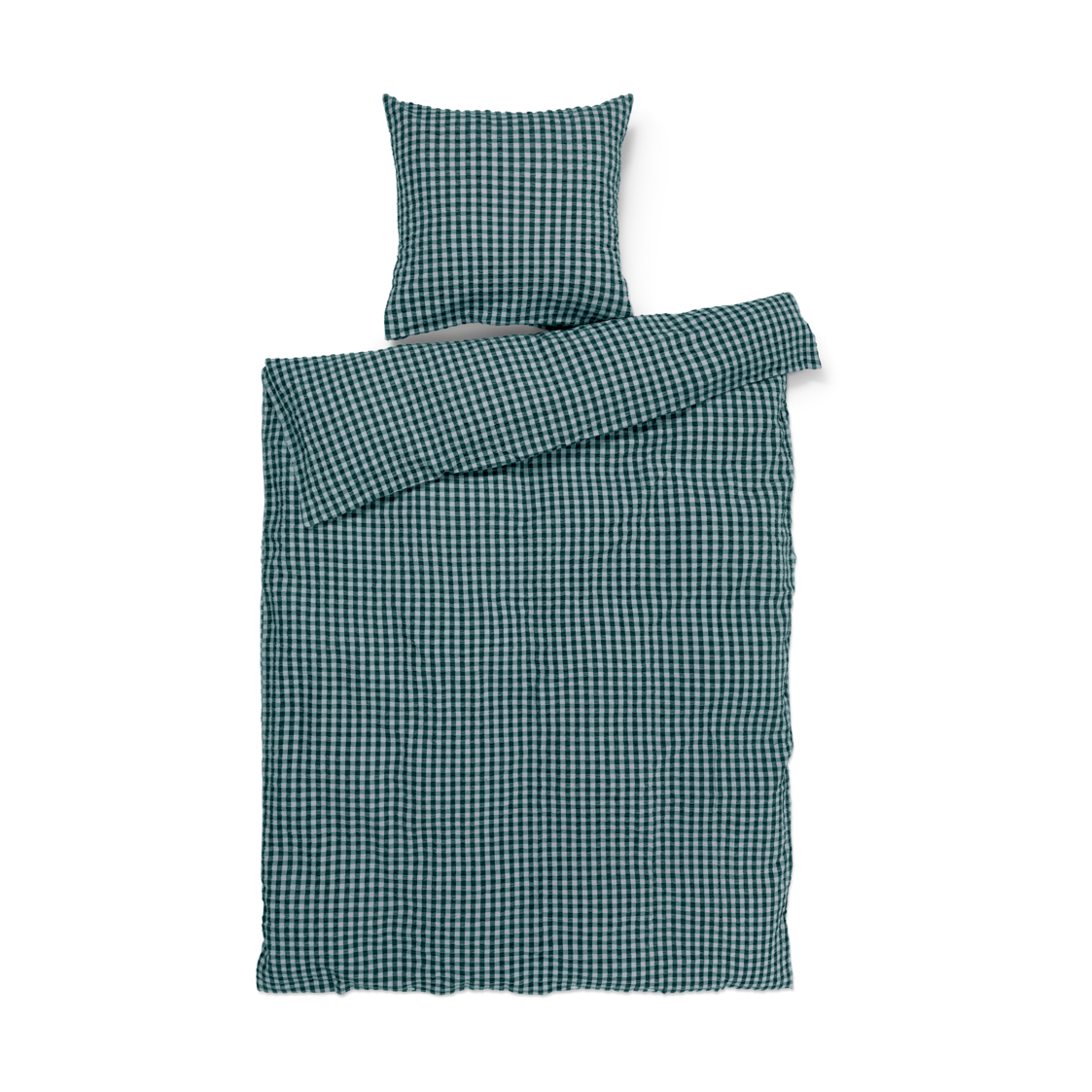 Juna Ensemble de lit Bæk&Bolge 140x200 cm Vert-bleu clair