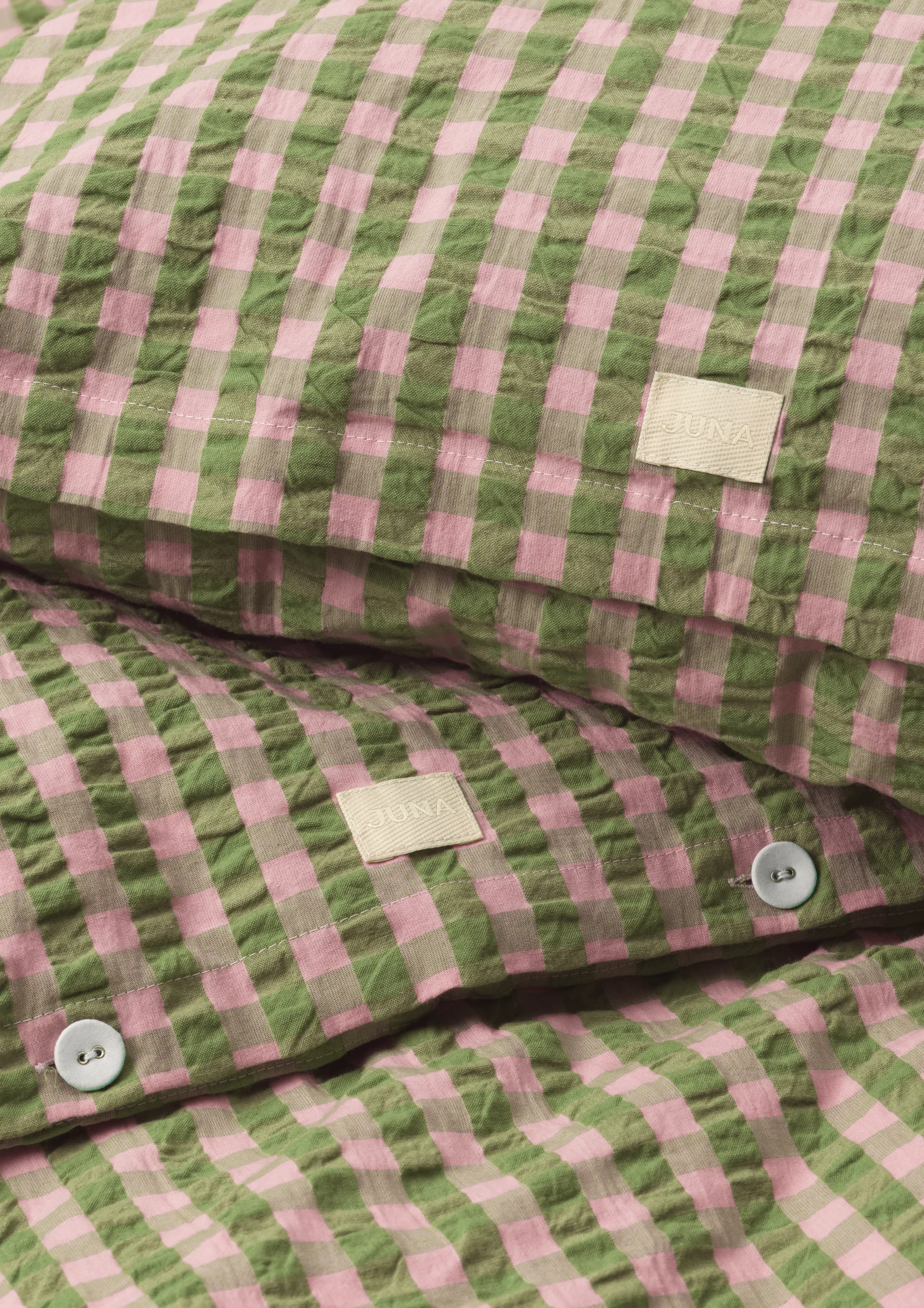 Ensemble de lit Bæk&Bølge 140x220 cm, Vert-Lumière rose Juna