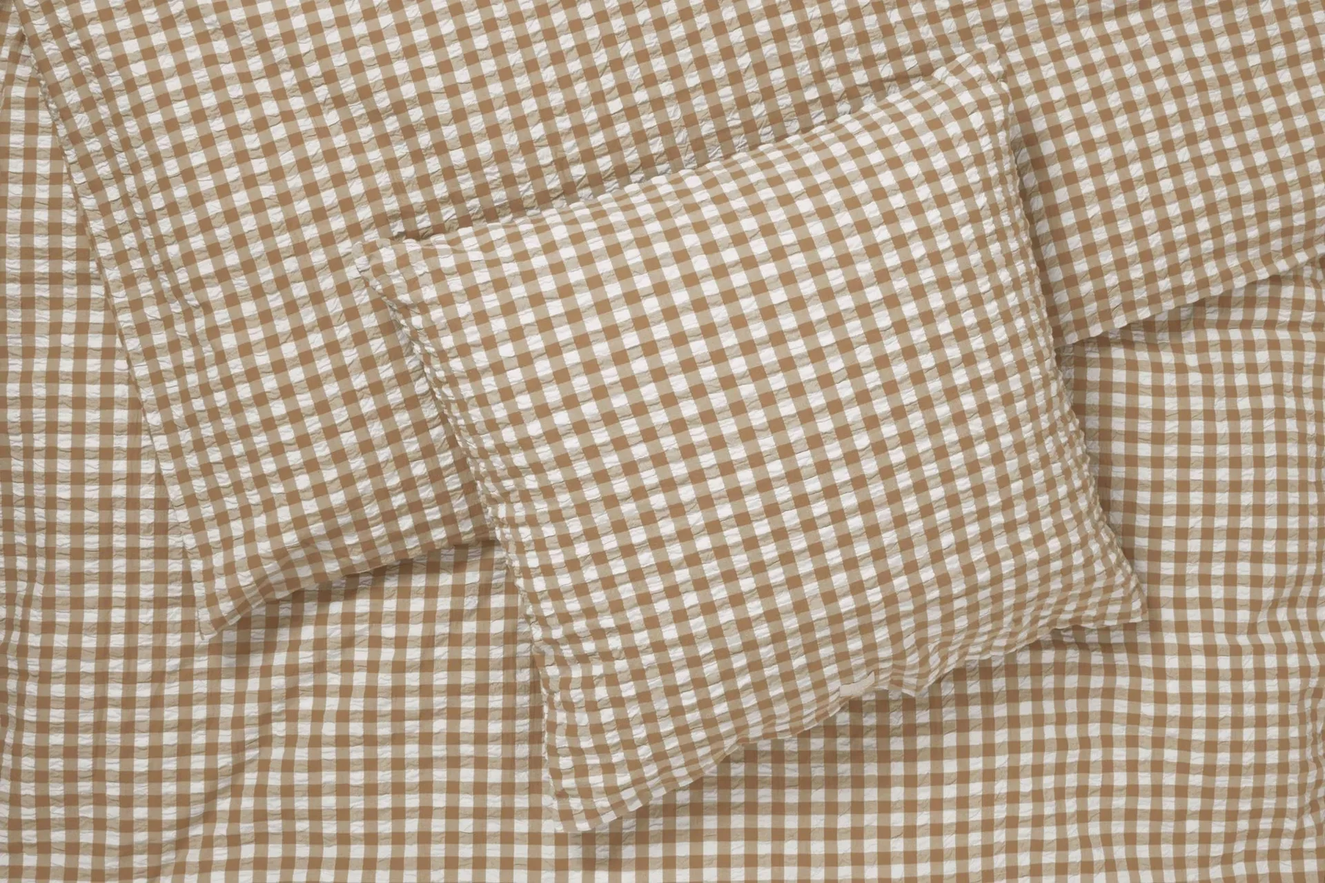 Ensemble de lit Bæk&Bølge 150x210 cm, Caramel-off white Juna