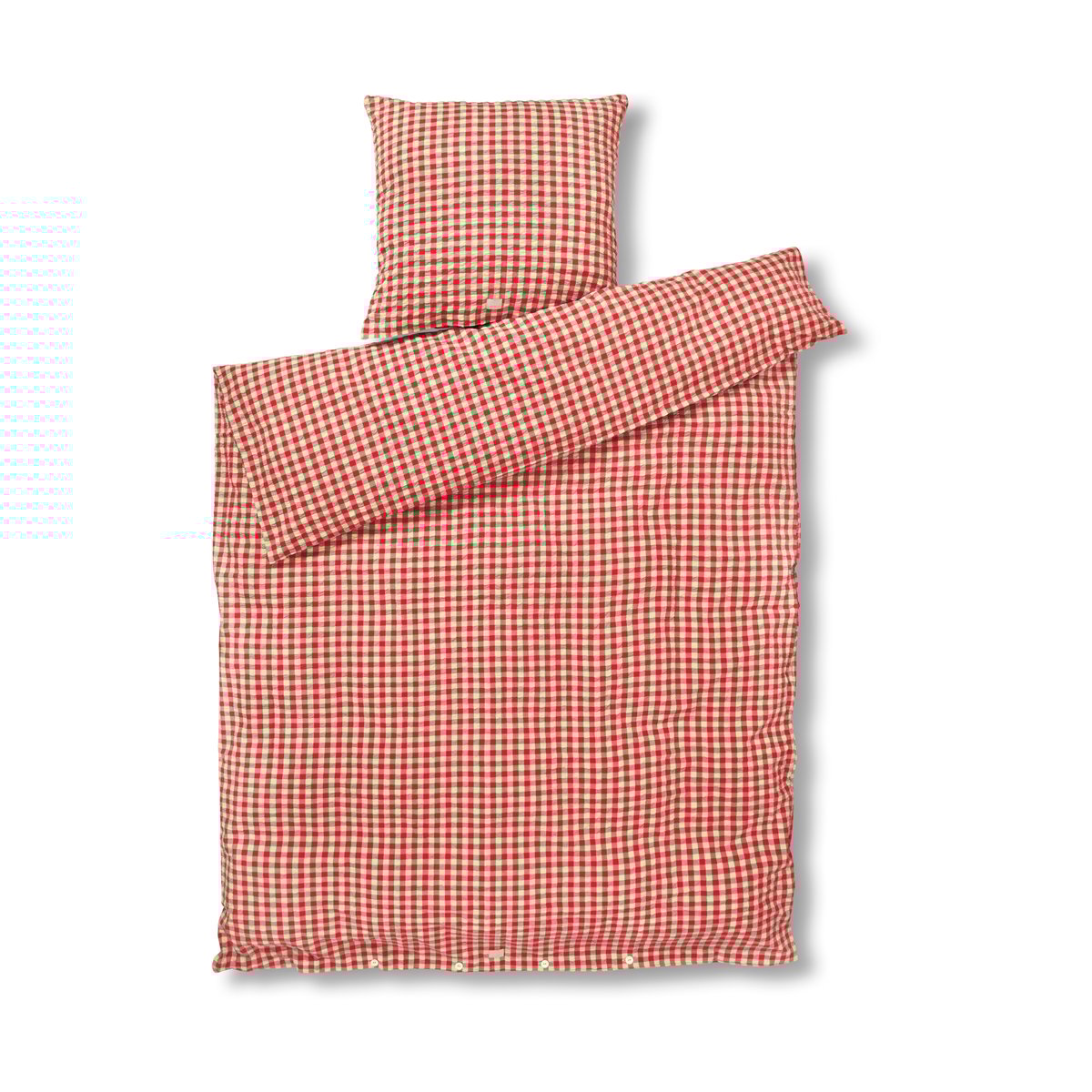 Juna Ensemble de lit Bæk&Bølge 150x210 cm Rouge-jaune