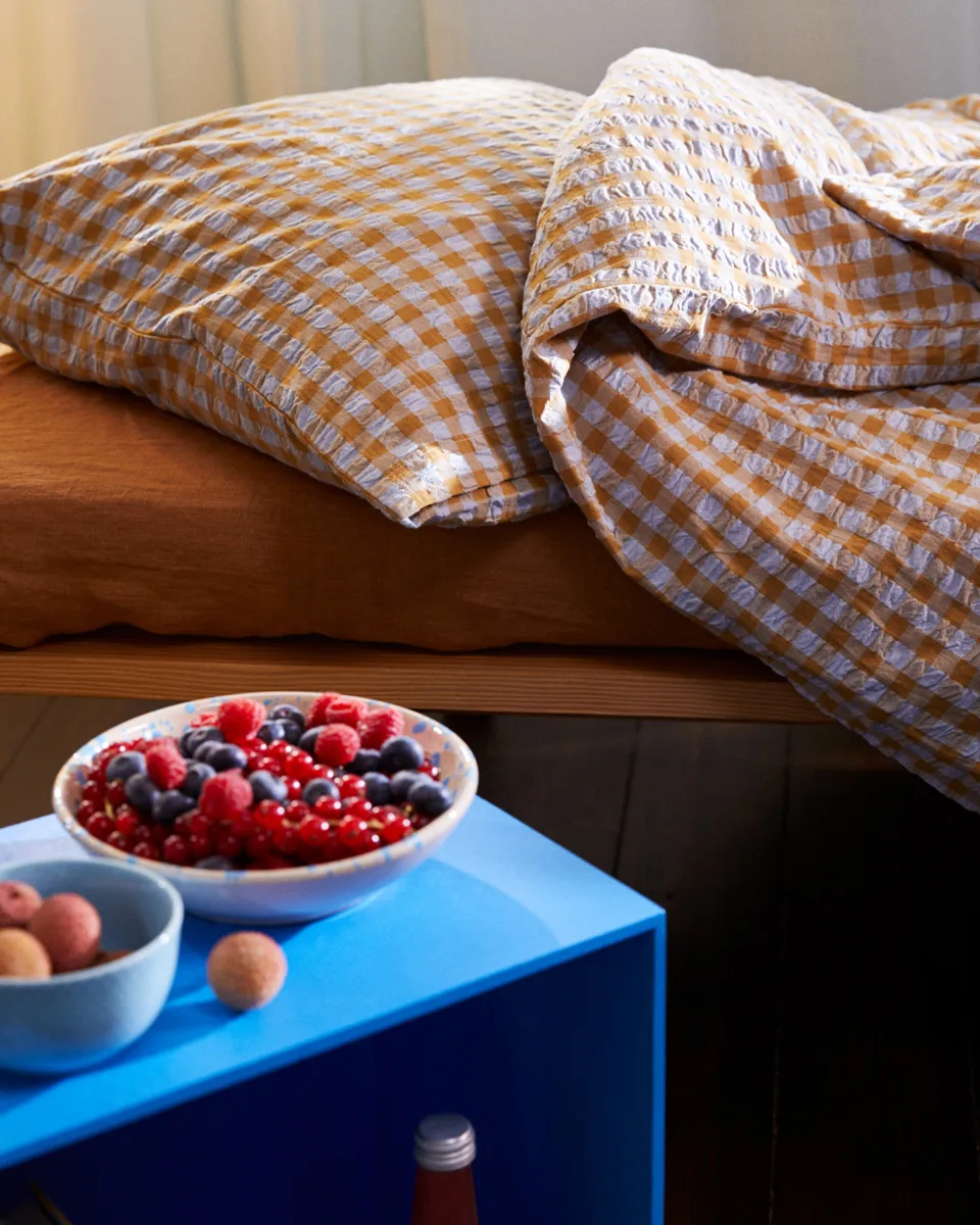 Ensemble de lit Bæk&Bølge 150x210 cm, Sable bleu clair Juna