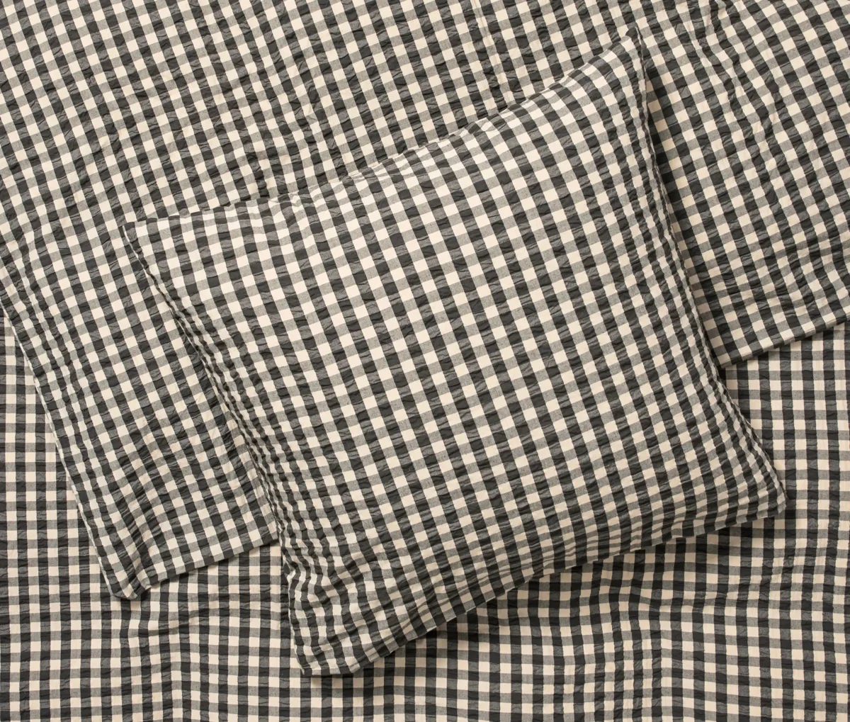 Ensemble de lit Bæk&Bølge 150x210 cm, Sable noir Juna