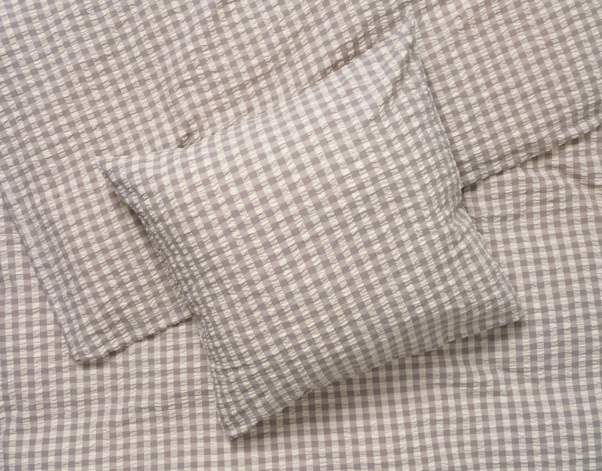 Ensemble de lit Bæk&Bølge 220x220 cm, Gris-bouleau Juna