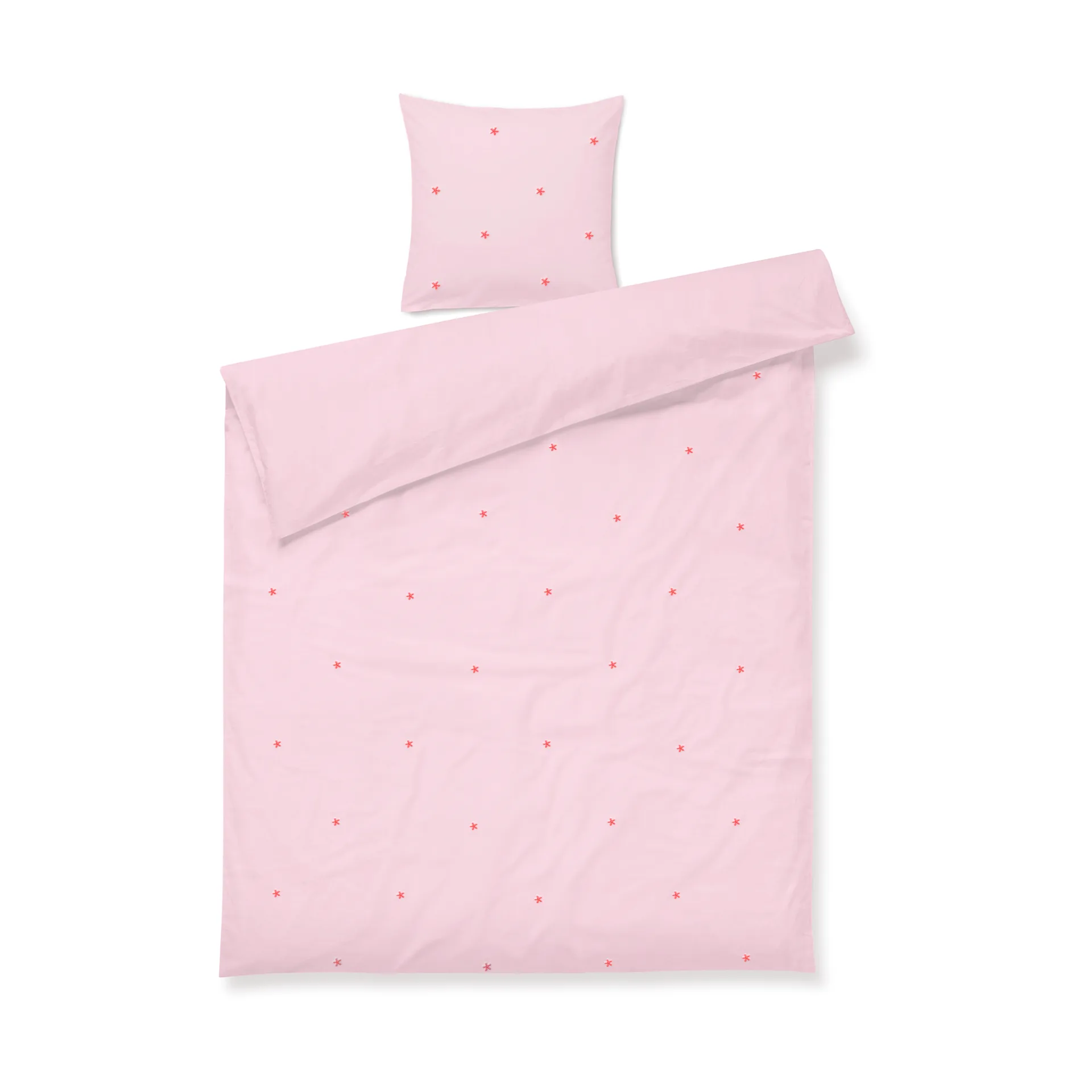 Ensemble de lit Daisy 150x210 cm, Pink-rouge Juna