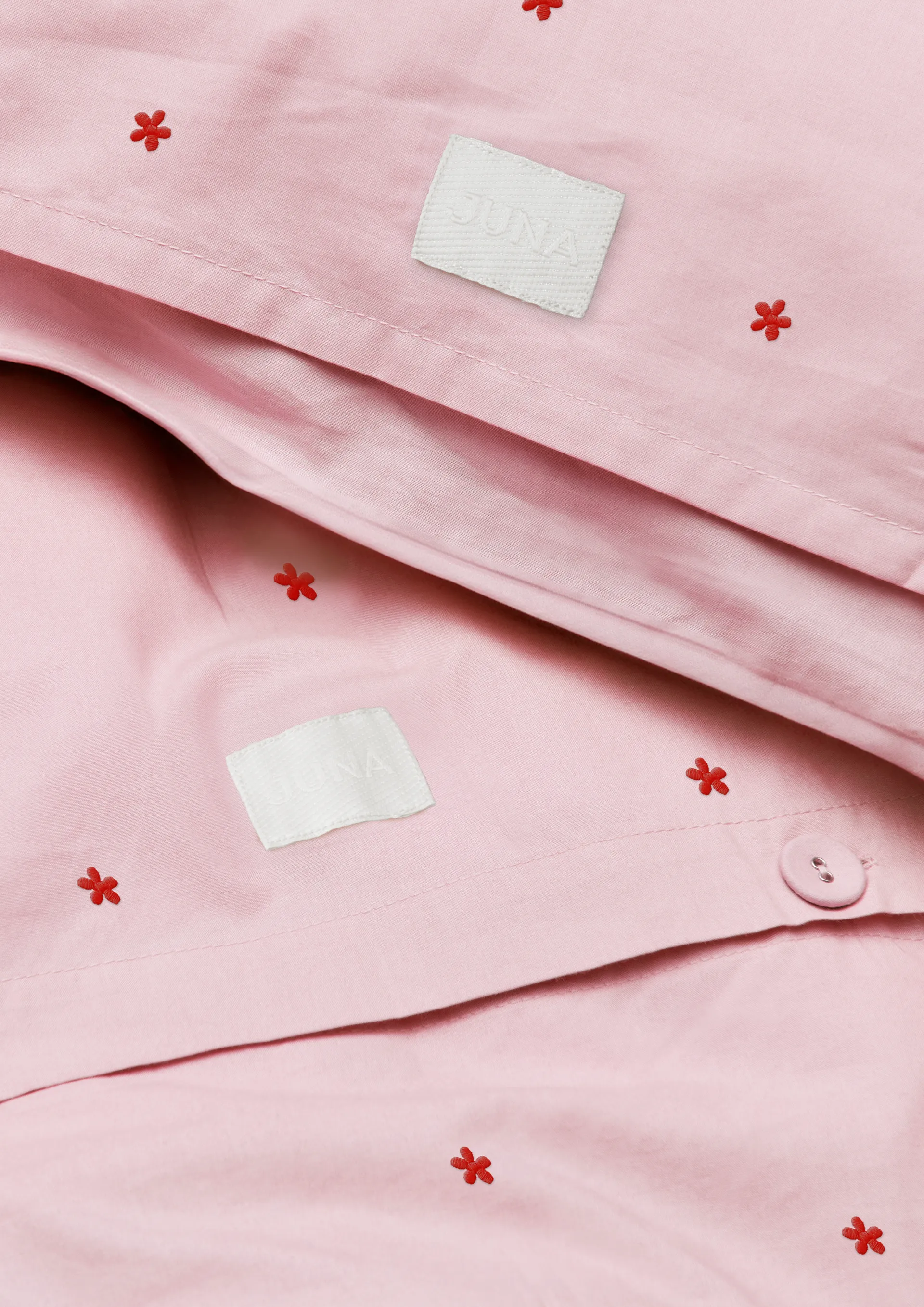 Ensemble de lit Daisy 150x210 cm, Pink-rouge Juna