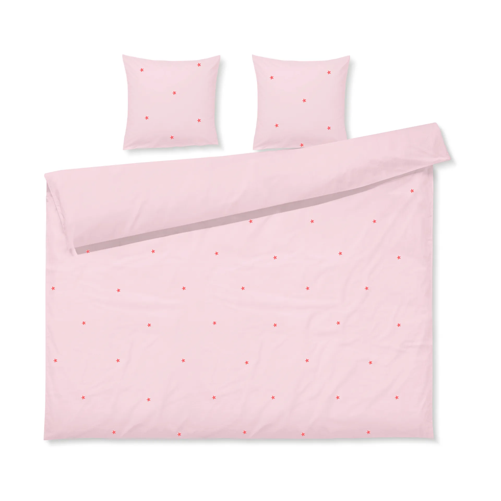 Ensemble de lit Daisy 220x220 cm, Pink-rouge Juna