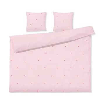 Ensemble de lit Daisy 220x220 cm - Pink-rouge - Juna