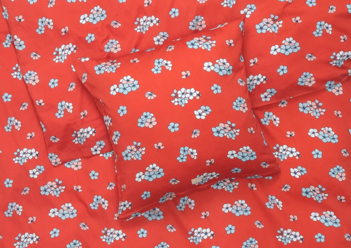 Ensemble de lit Grand Pleasantly 220x220 cm, Chili Juna