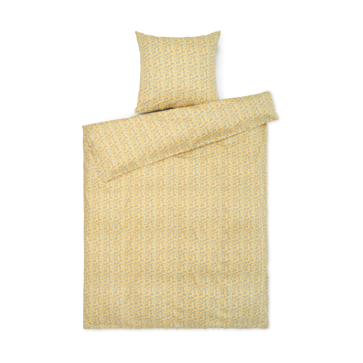 Juna Ensemble de lit Pleasantly 150x210 cm Jaune | Design Scandinave | Parures de lit | Jaune