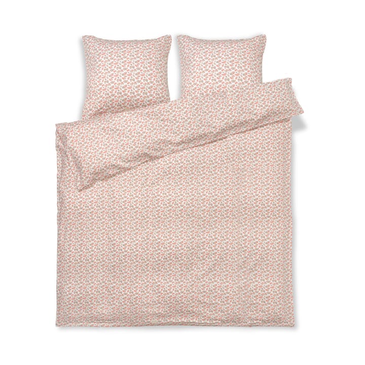 Ensemble de lit Pleasantly 220x220 cm - Blanc-rose - Juna