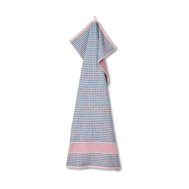 Serviette Check 70x140 cm - Soft pink-bleu - Juna