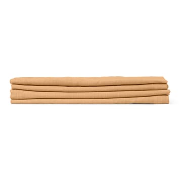 Serviette en tissu Basic Lot de 4 - Ocre - Juna