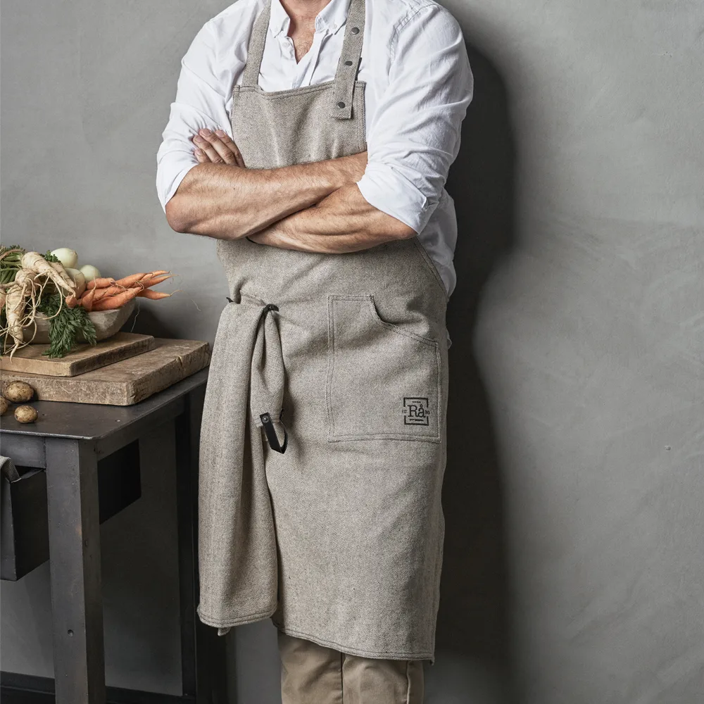 Tablier Rå, gris foncé, taille unique Juna