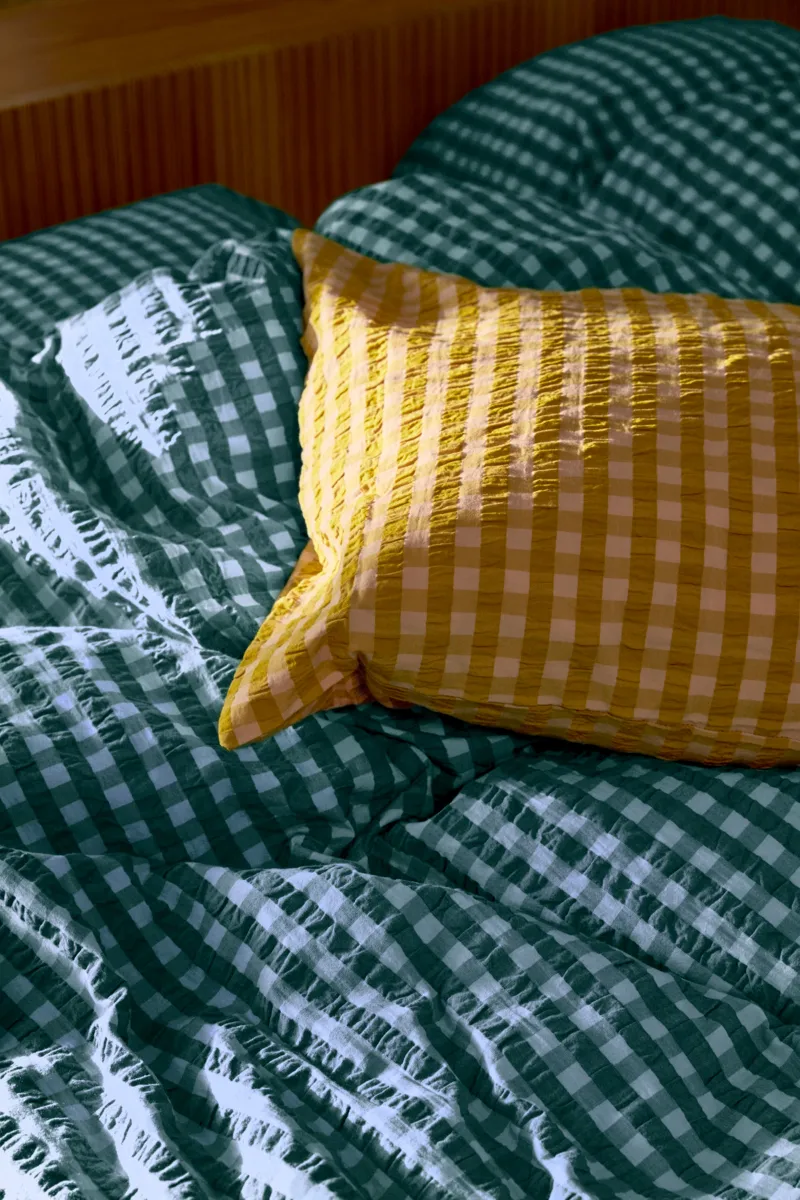 Taie d'oreiller Bæk&Bølge 60x63 cm, Vert-bleu clair Juna