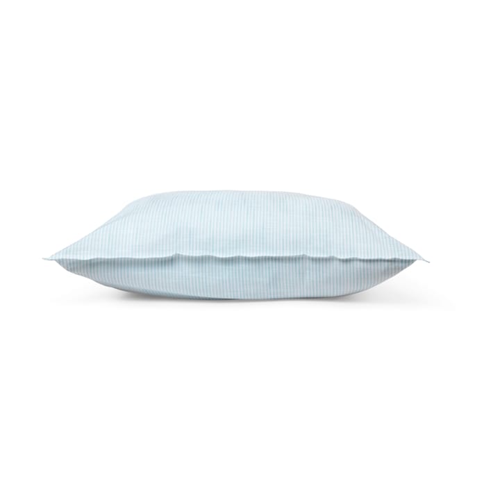 Taie d'oreiller Monochrome Lines 50x60 cm, Bleu clair-blanc Juna