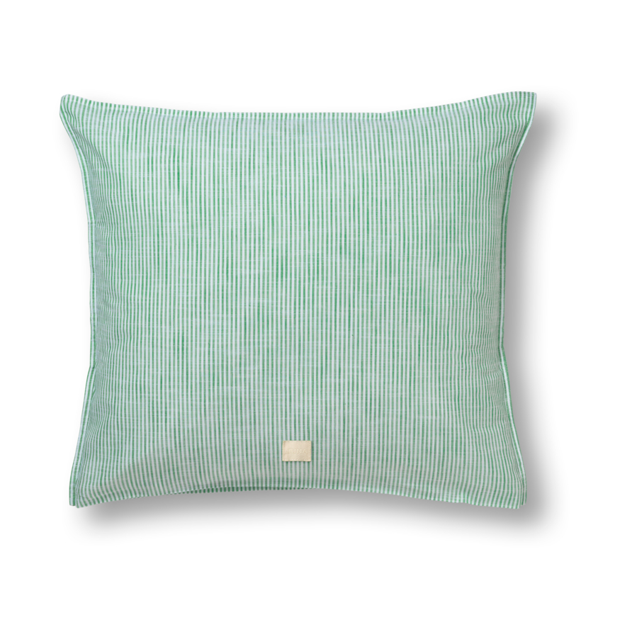 Juna Taie d'oreiller Monochrome Lines 50x60 cm Vert-blanc