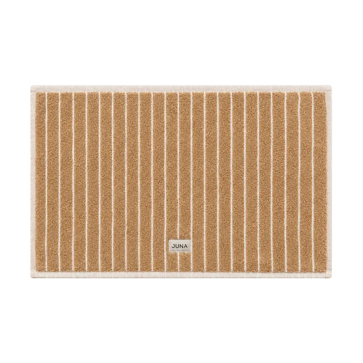 Tapis de bain Soft - Caramel-off white. 50x70 cm - Juna