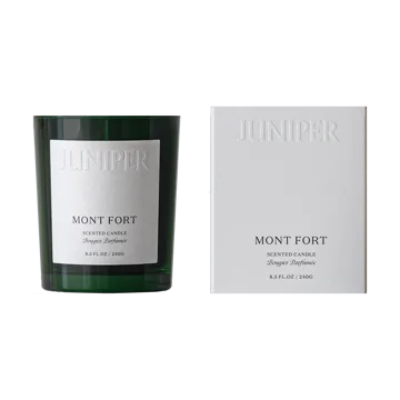 Bougie parfumée Mont Fort - 240 g - Juniper