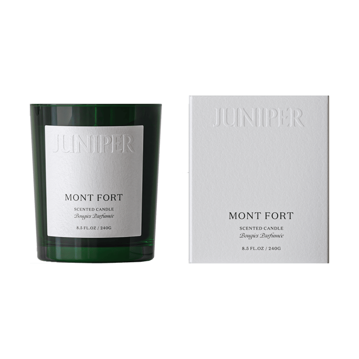 Bougie parfumée Mont Fort - 240 g - Juniper