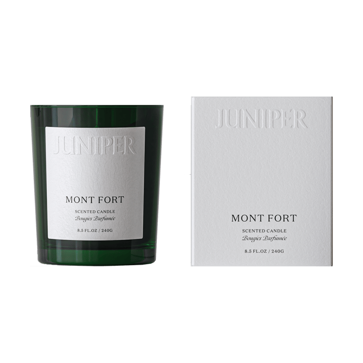 Bougie parfumée Mont Fort - 240 g - Juniper
