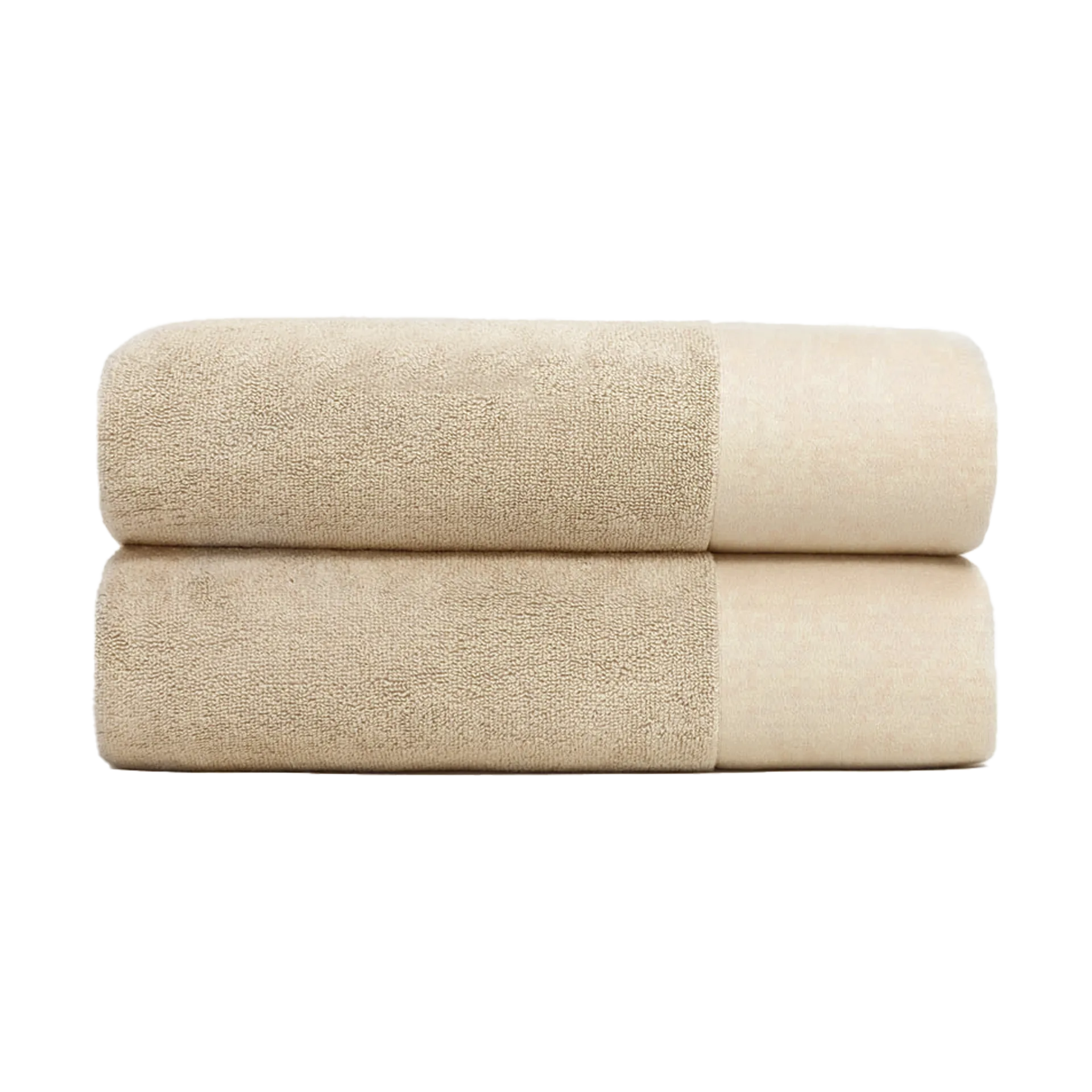 Serviettes de douche Juniper 70x140 cm lot de 2, Beach Sand Juniper