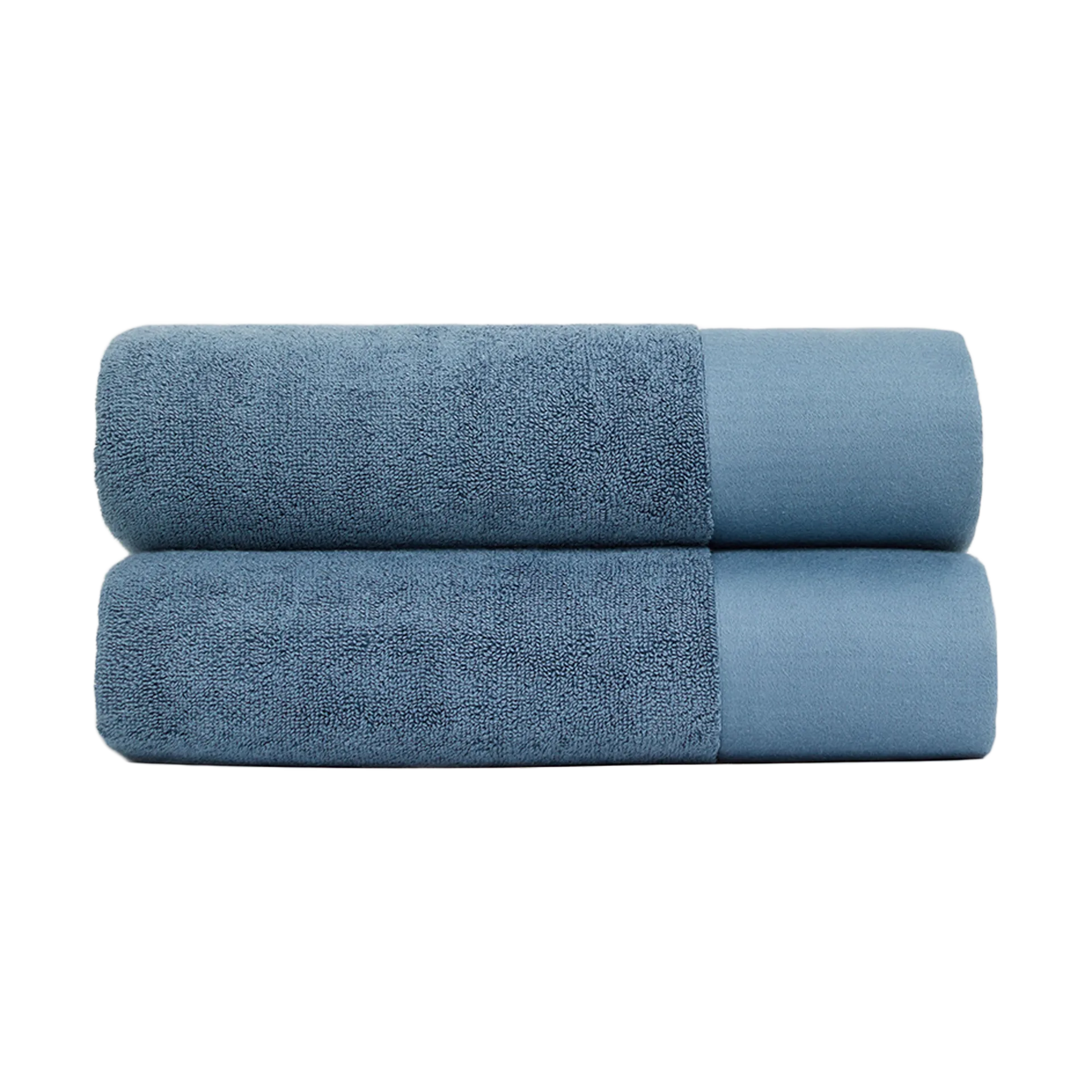 Serviettes de douche Juniper 70x140 cm lot de 2, North Sea Blue Juniper