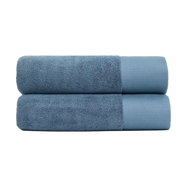 Serviettes de douche Juniper 70x140 cm lot de 2 - North Sea Blue - Juniper