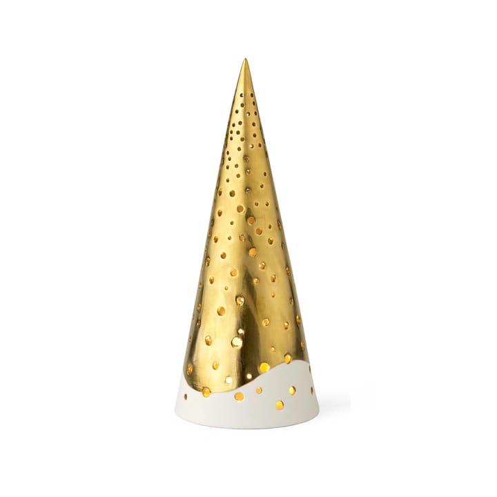 Arbre à bougie Nobili-medium, Doré-blanc Kähler