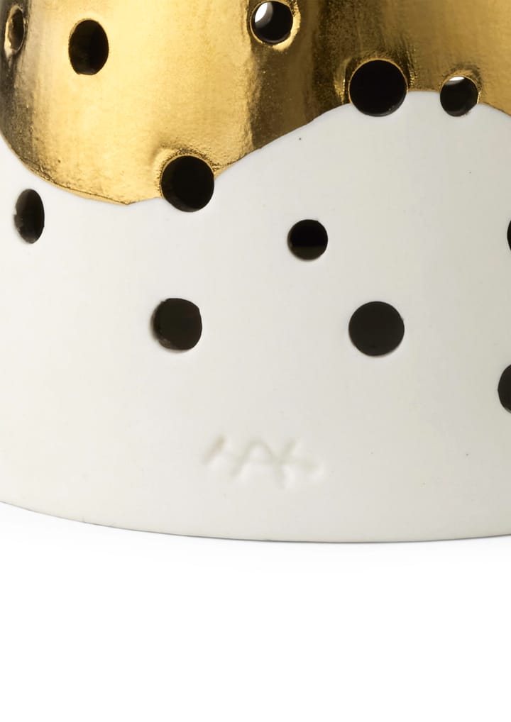 Arbre à bougie Nobili-medium, Doré-blanc Kähler