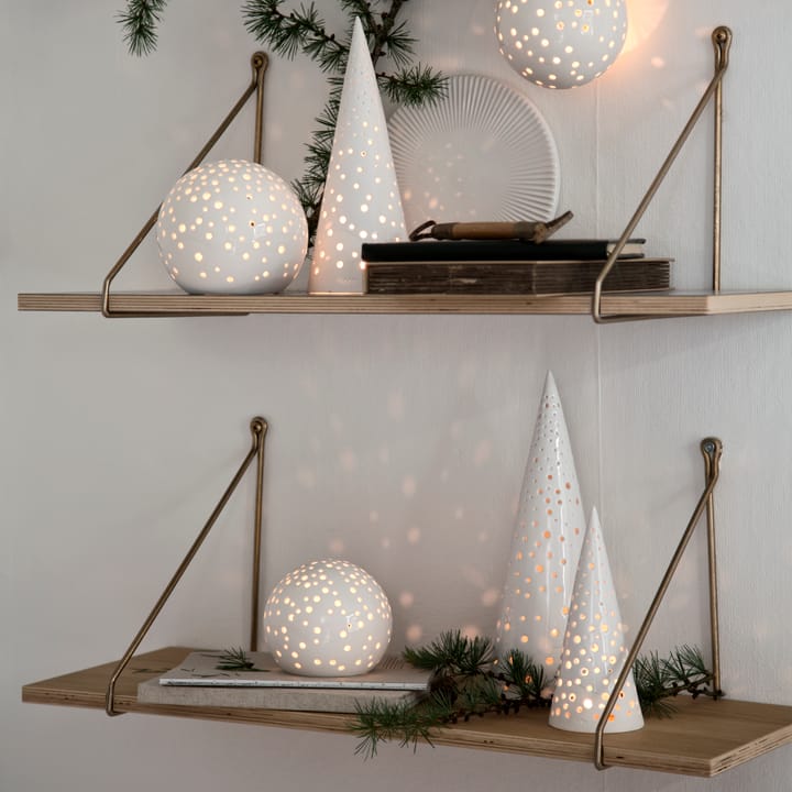 Arbre à bougie Nobili-medium, snow white Kähler