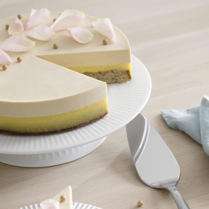 Assiette à gâteau avec pied Hammershøi Ø30 cm, blanc Kähler