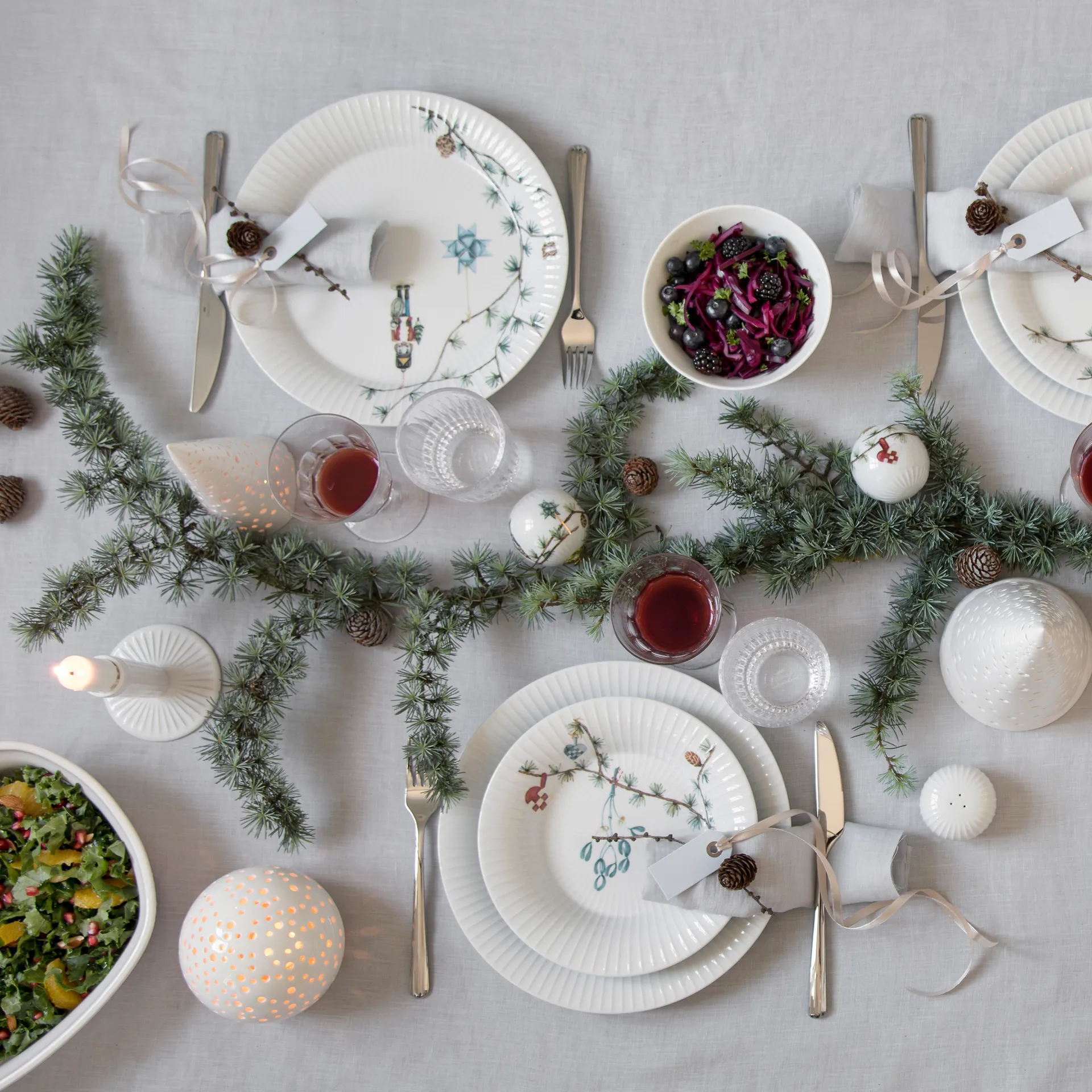 Assiette creuse de Noël Hammershøi, 21 cm Kähler