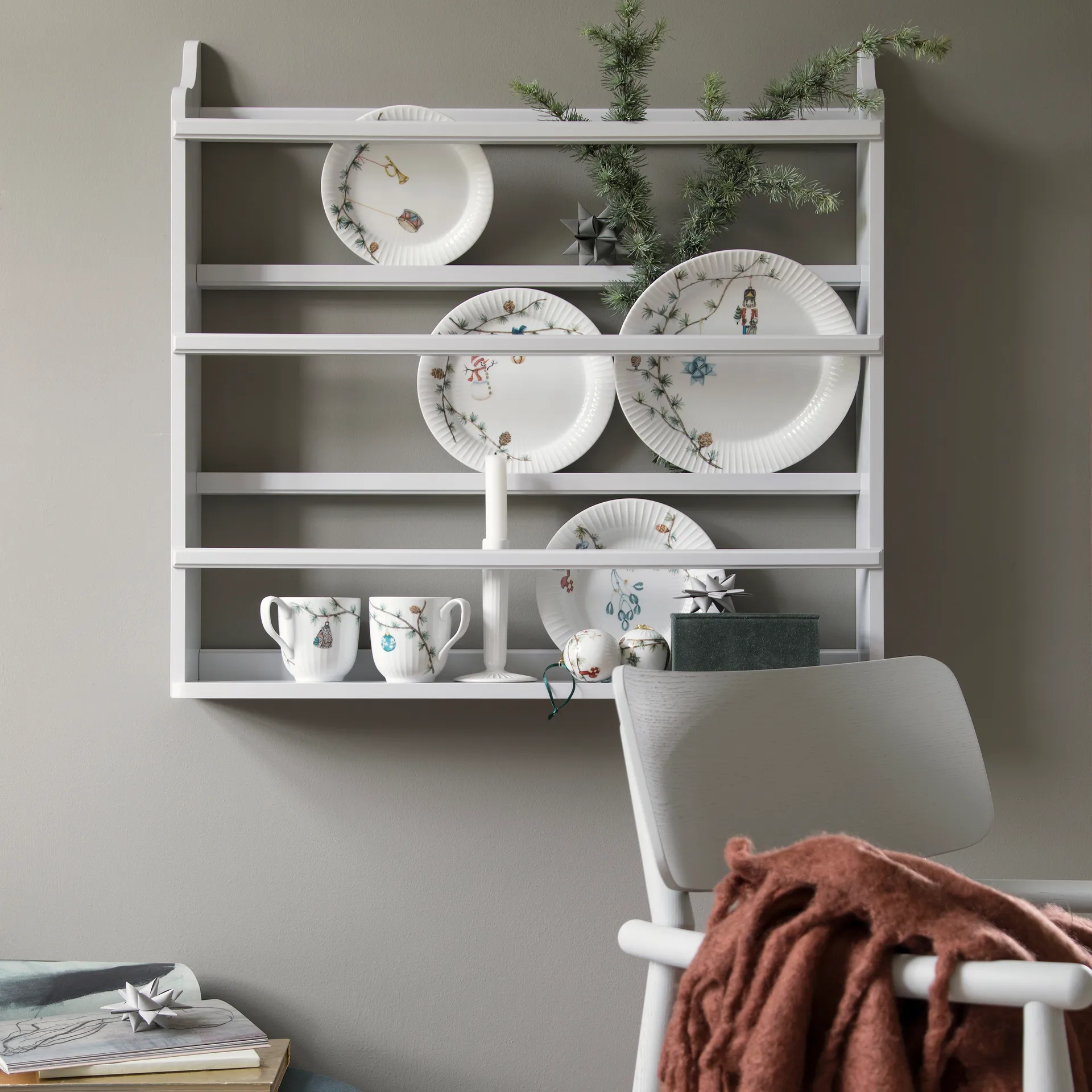 Assiette creuse de Noël Hammershøi, 21 cm Kähler