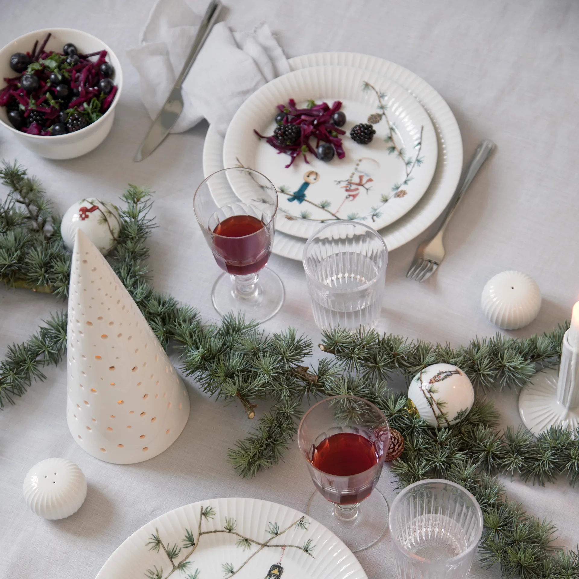 Assiette de Noël Hammershøi, 22 cm Kähler