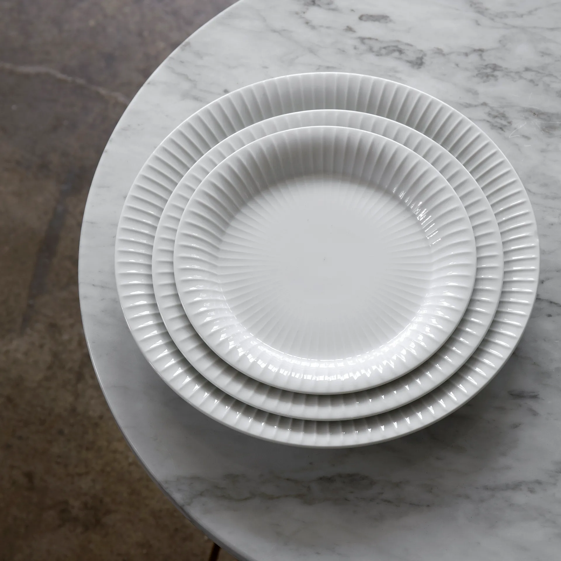 Assiette Hammershøi blanche, Ø 27 cm Kähler