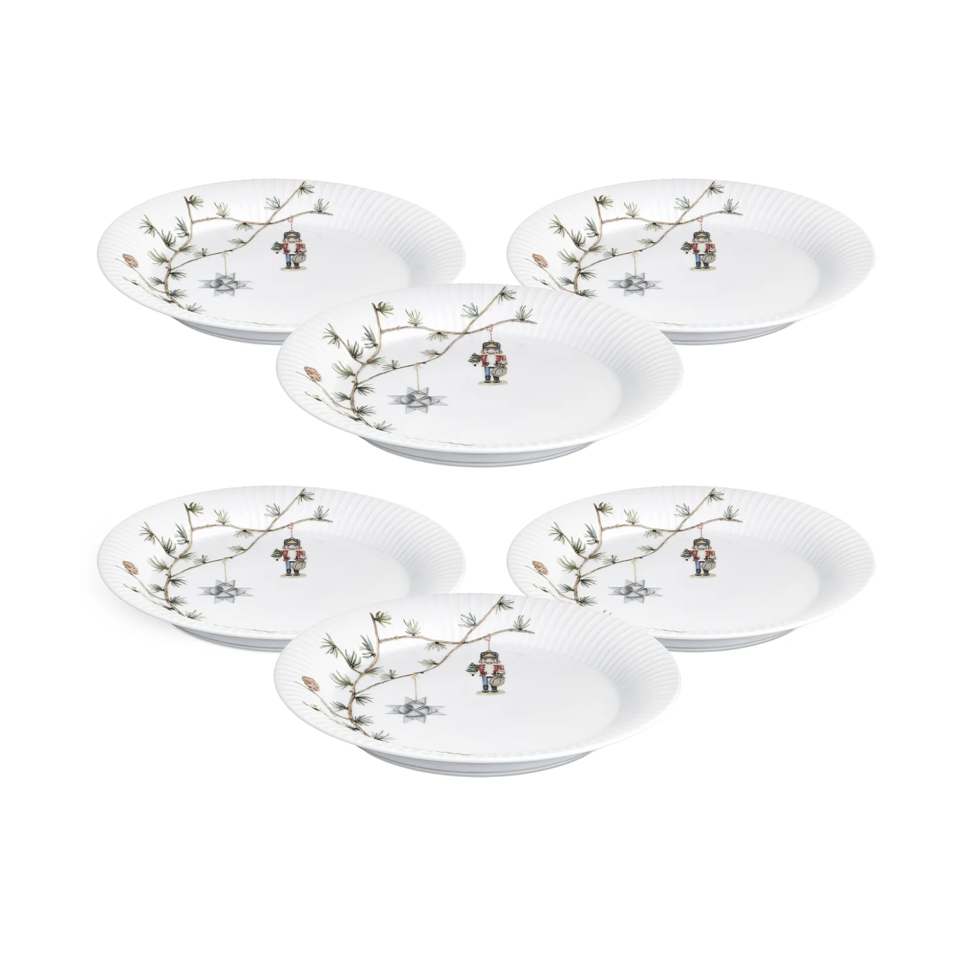 Assiette Hammershøi Christmas Ø27 cm lot de 6 Kähler