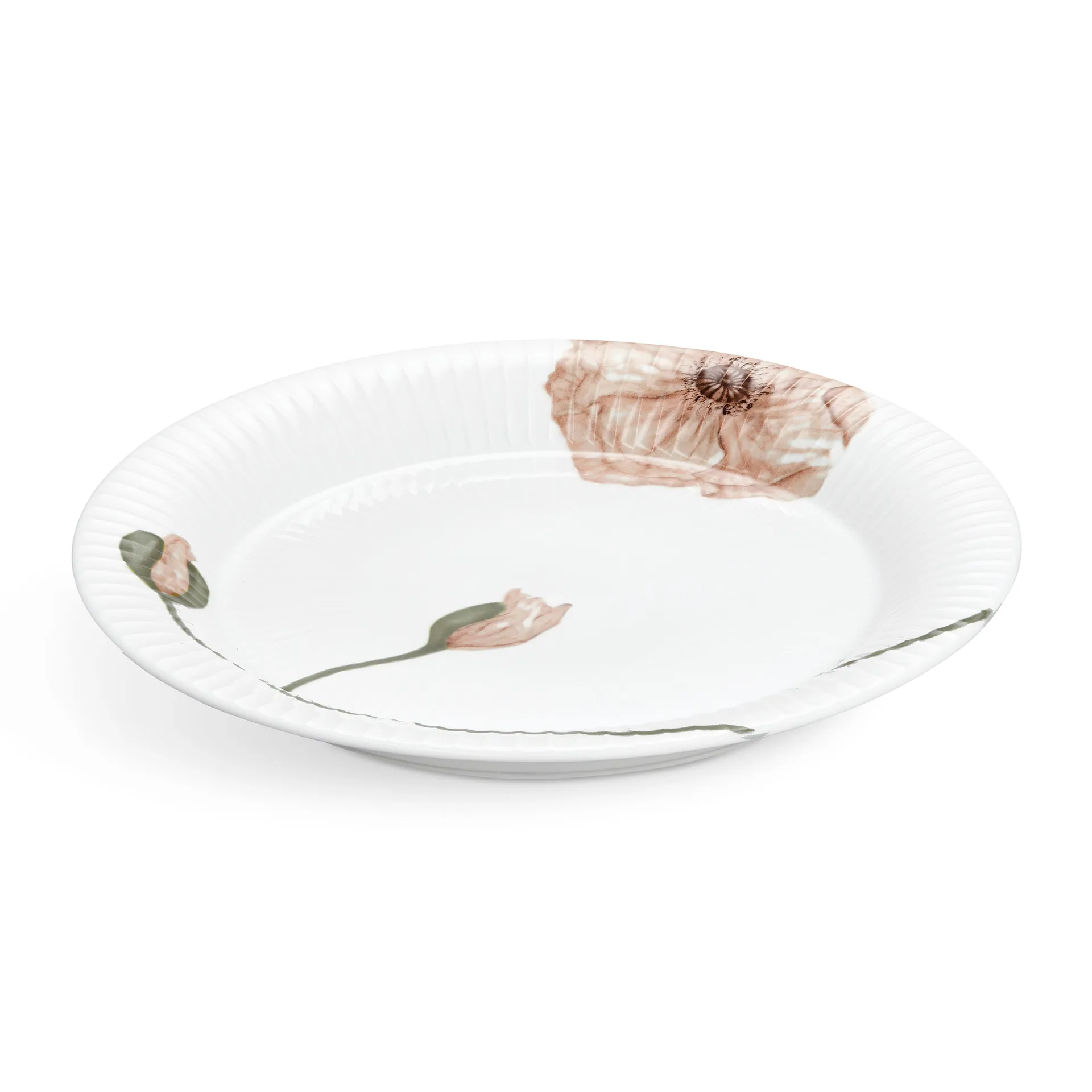 Assiette Hammershøi Poppy 27cm, Blanc Kähler