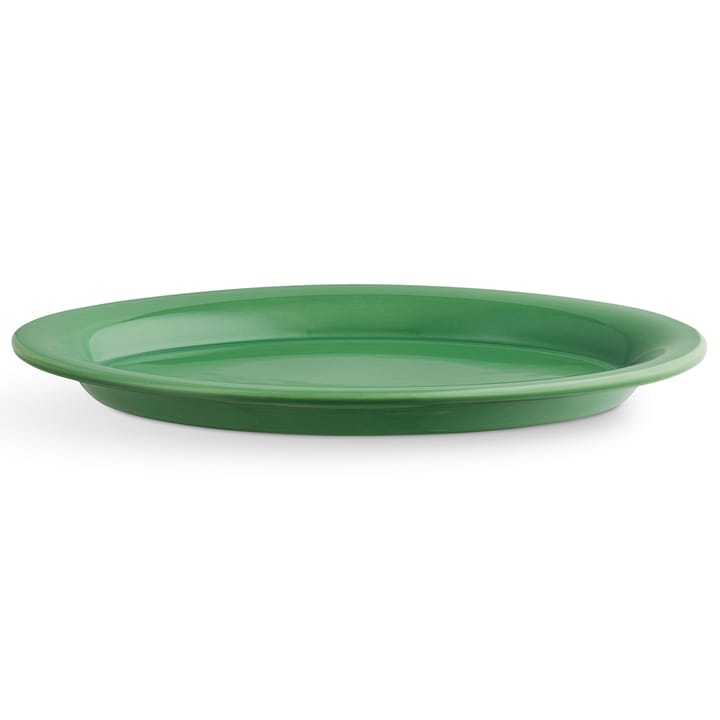 Assiette ovale Ursula 22x33 cm - Vert foncé - Kähler