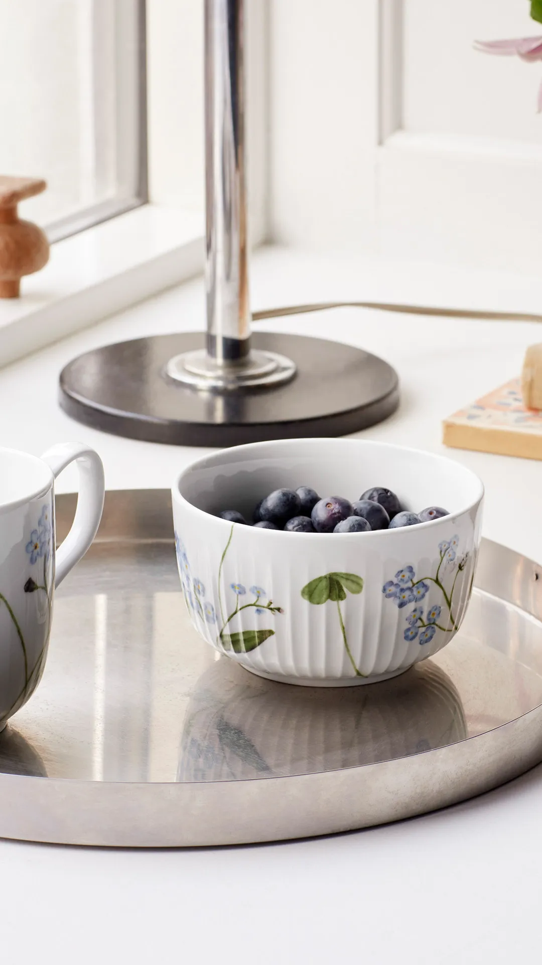 Bol Ø12 cm Hammershøi summer, Forget me not Kähler