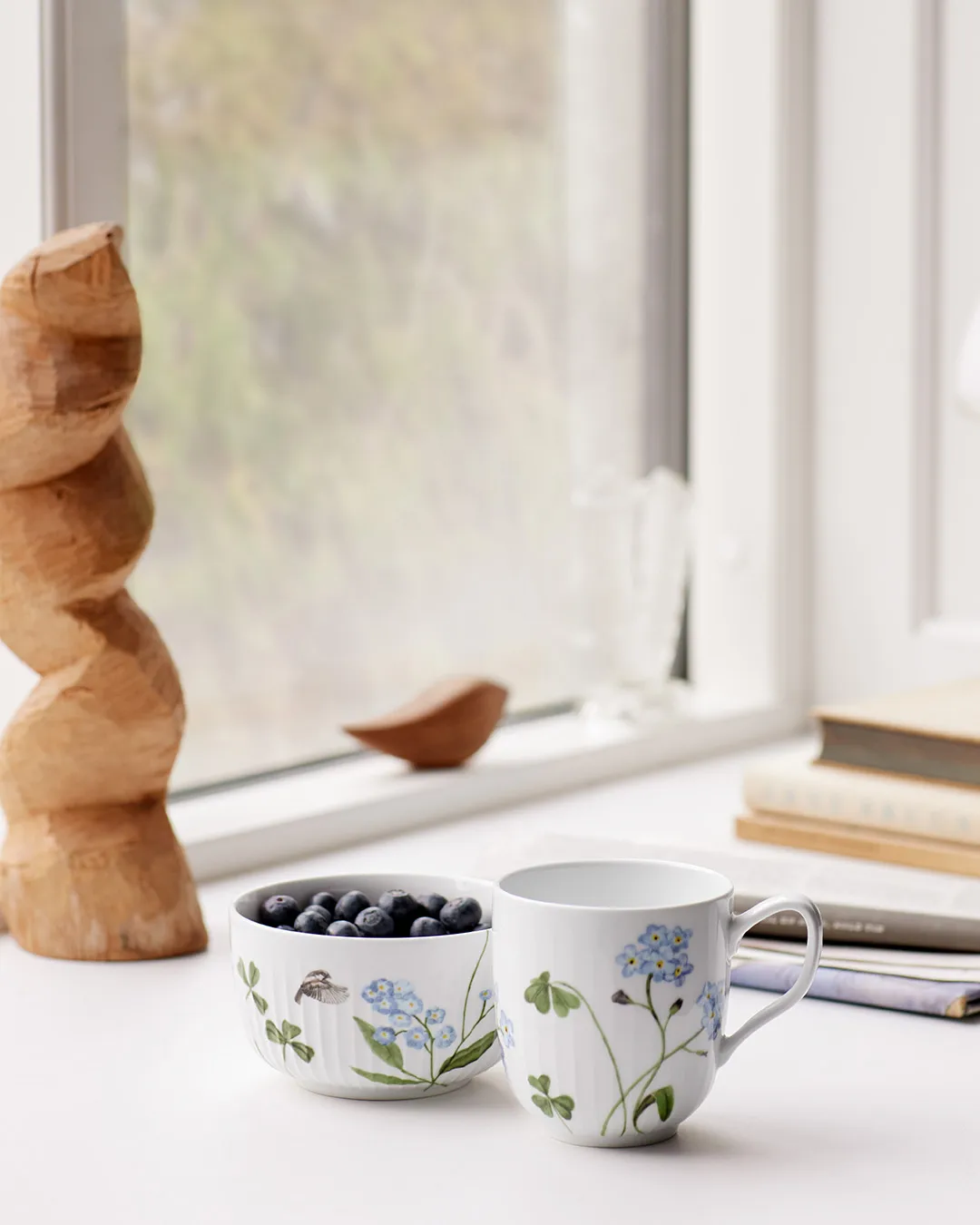 Bol Ø12 cm Hammershøi summer, Forget me not Kähler