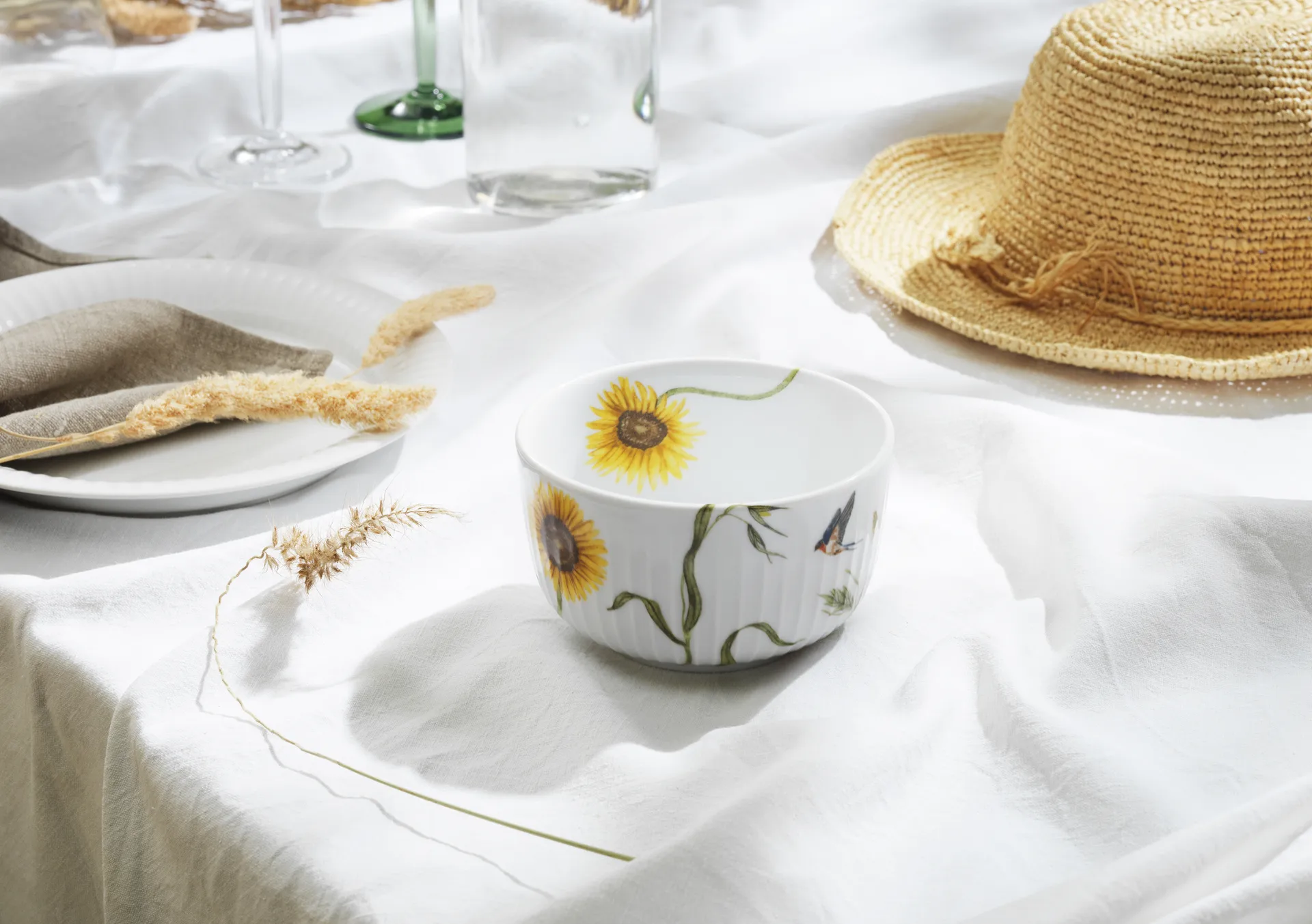 Bol Ø12 cm Hammershøi summer, Sunflower Kähler