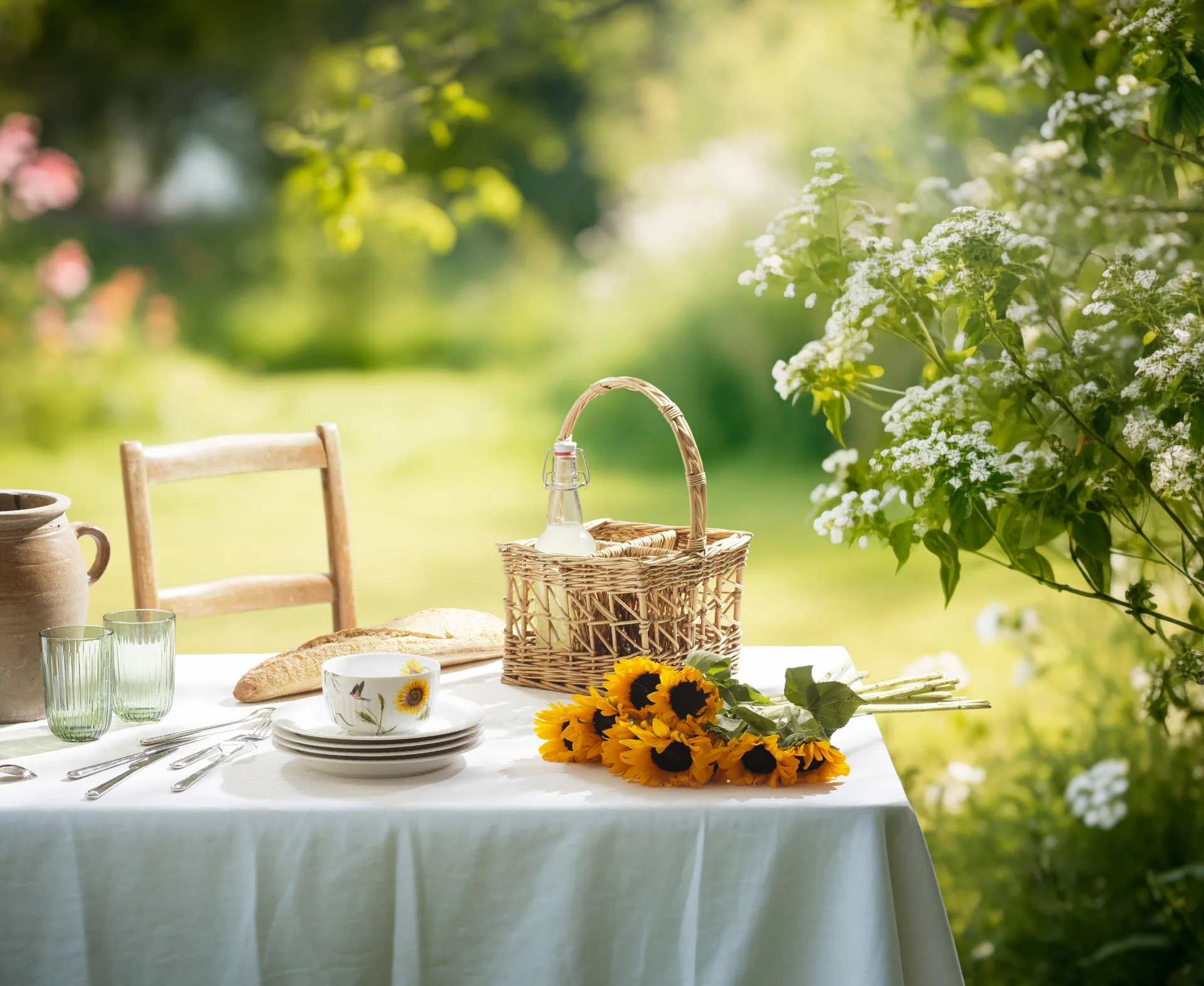 Bol Ø12 cm Hammershøi summer, Sunflower Kähler