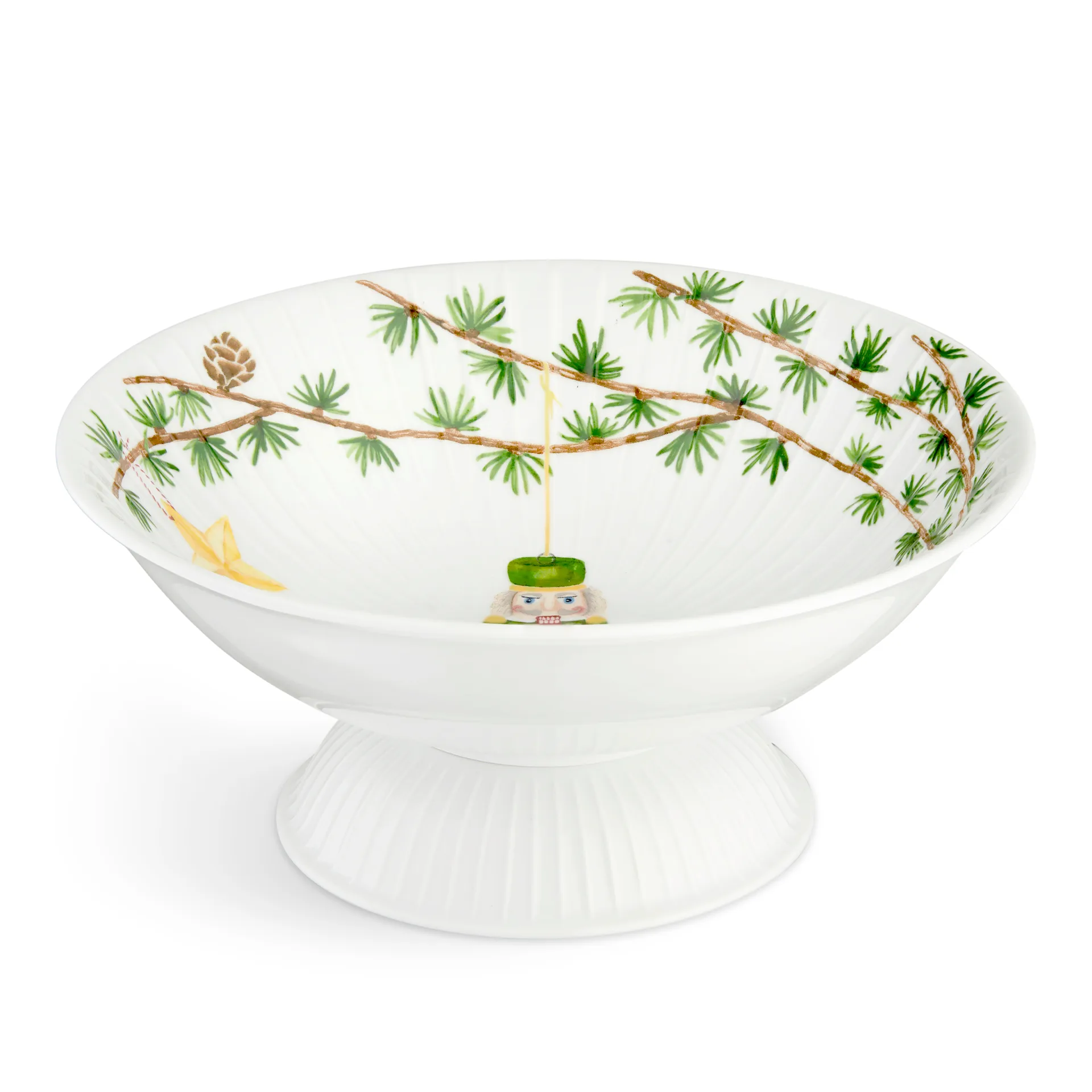 Bol de Noël sur pied Hammershøi Ø23cm, Blanc Kähler