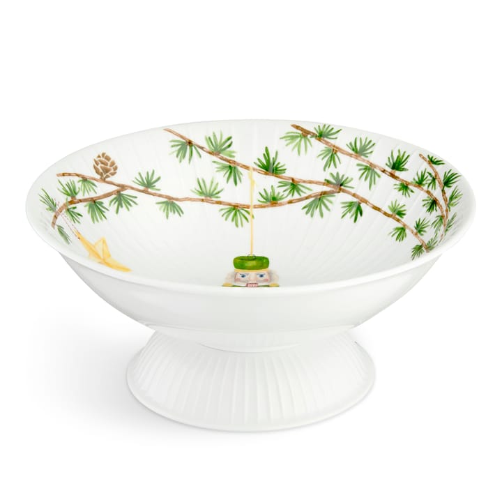 Bol de Noël sur pied Hammershøi Ø23cm, Blanc Kähler