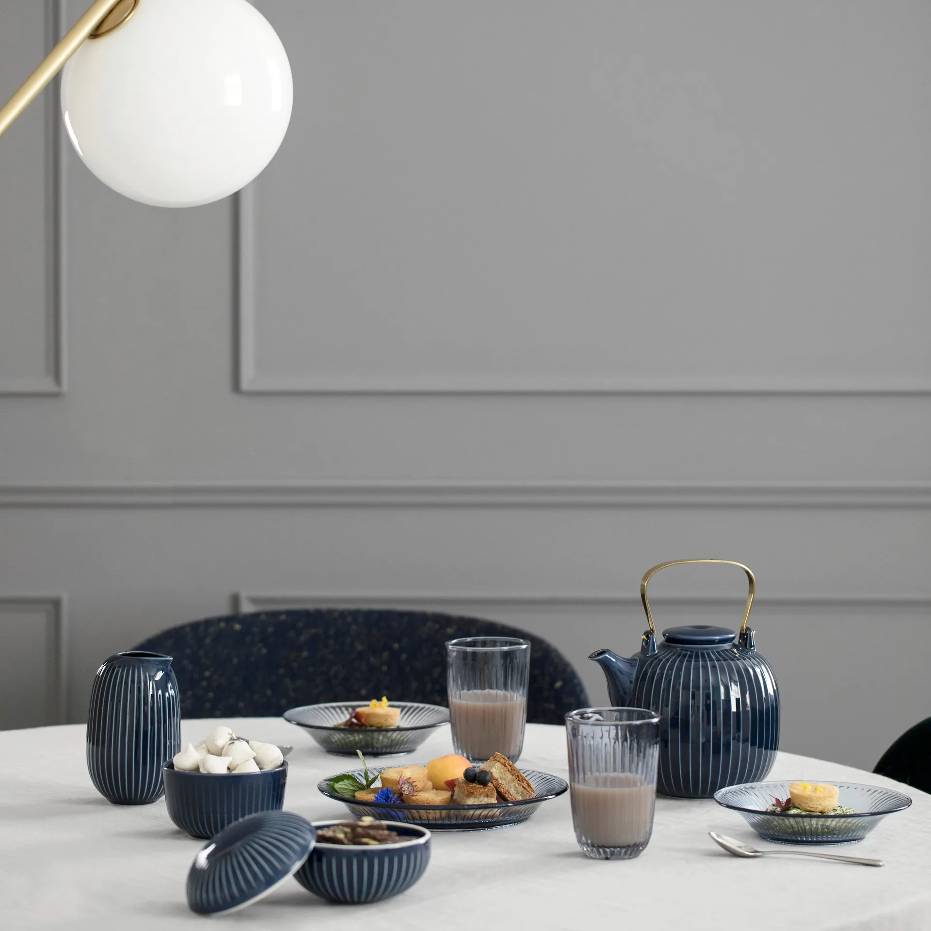 Bol Hammershøi Ø12 cm, indigo Kähler