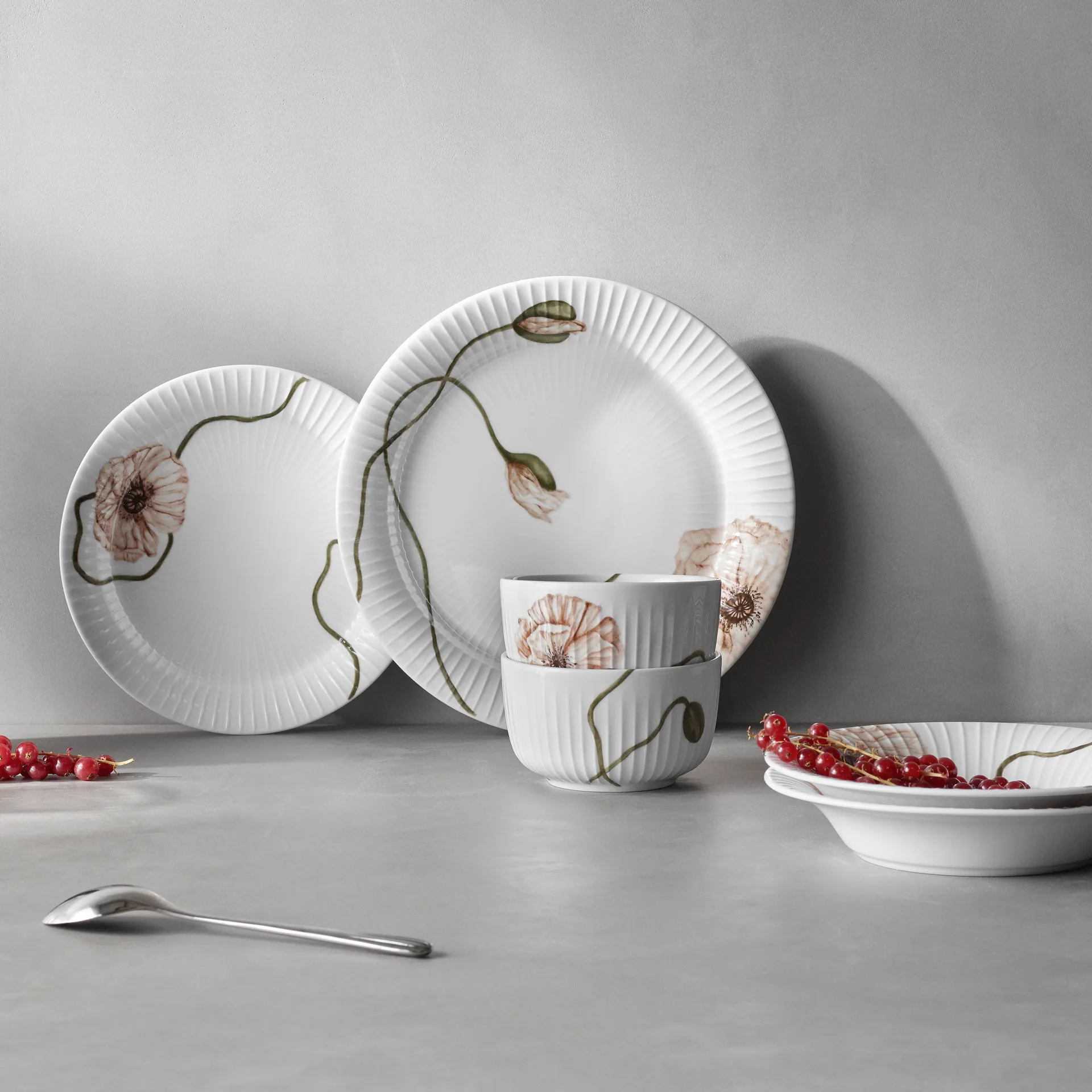 Bol Hammershøi Poppy 12cm, Blanc Kähler