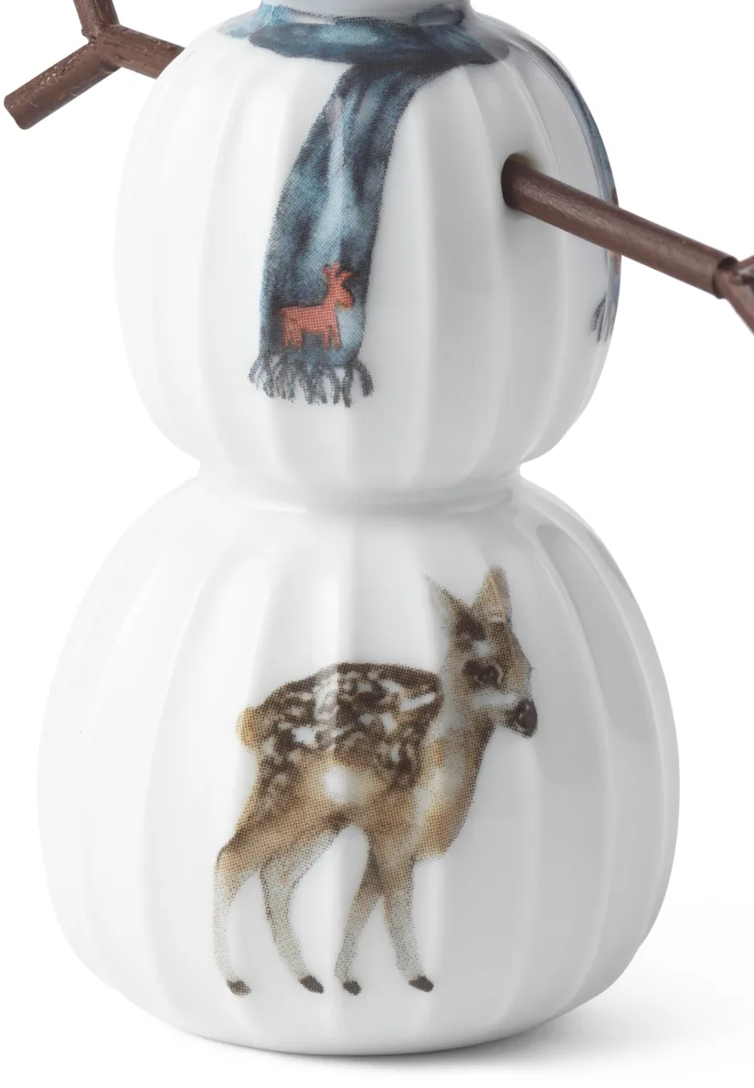 Bonhomme de neige Hammershøi Christmas, Blanc Kähler