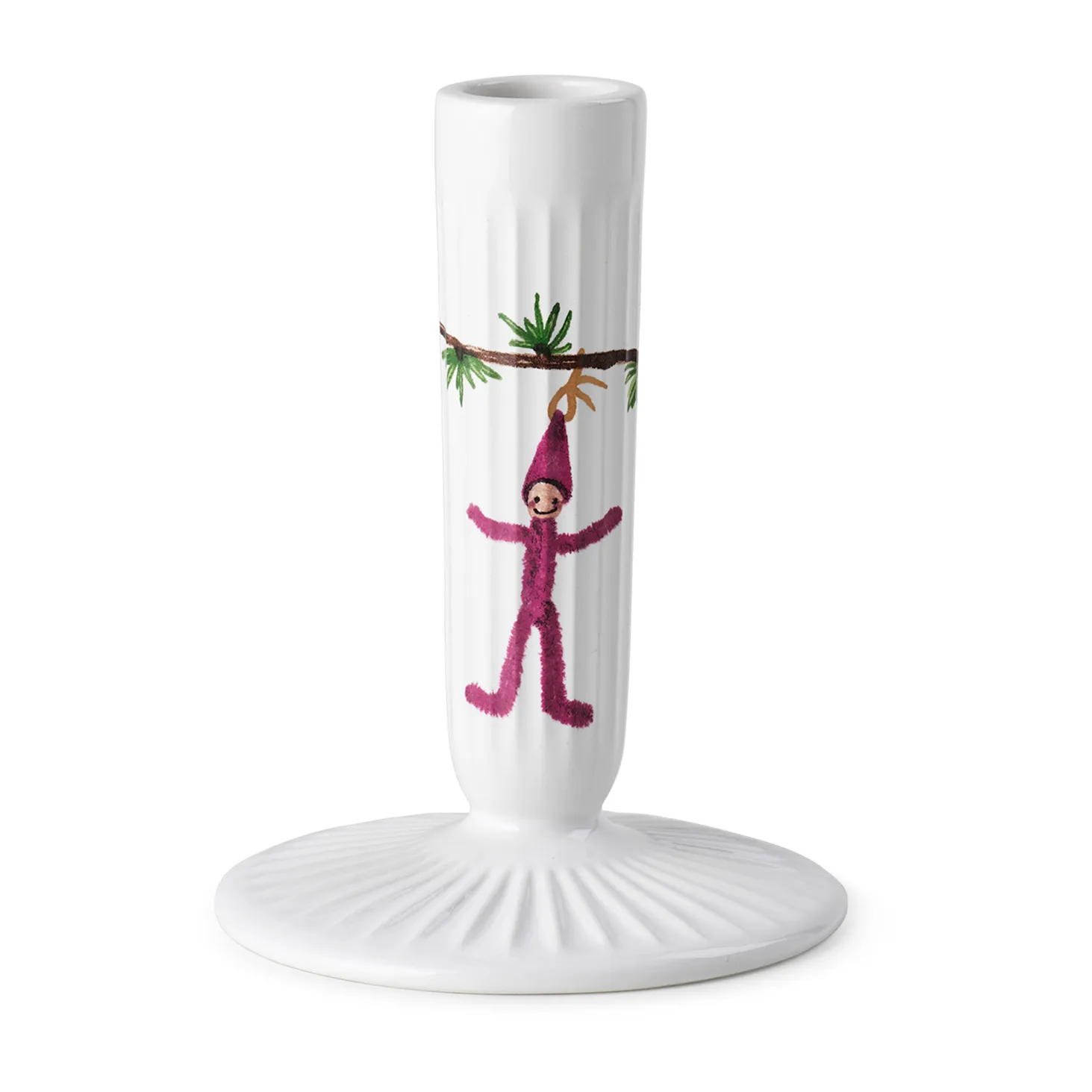 Bougeoir blanc Hammershøi Christmas, 12 cm Kähler