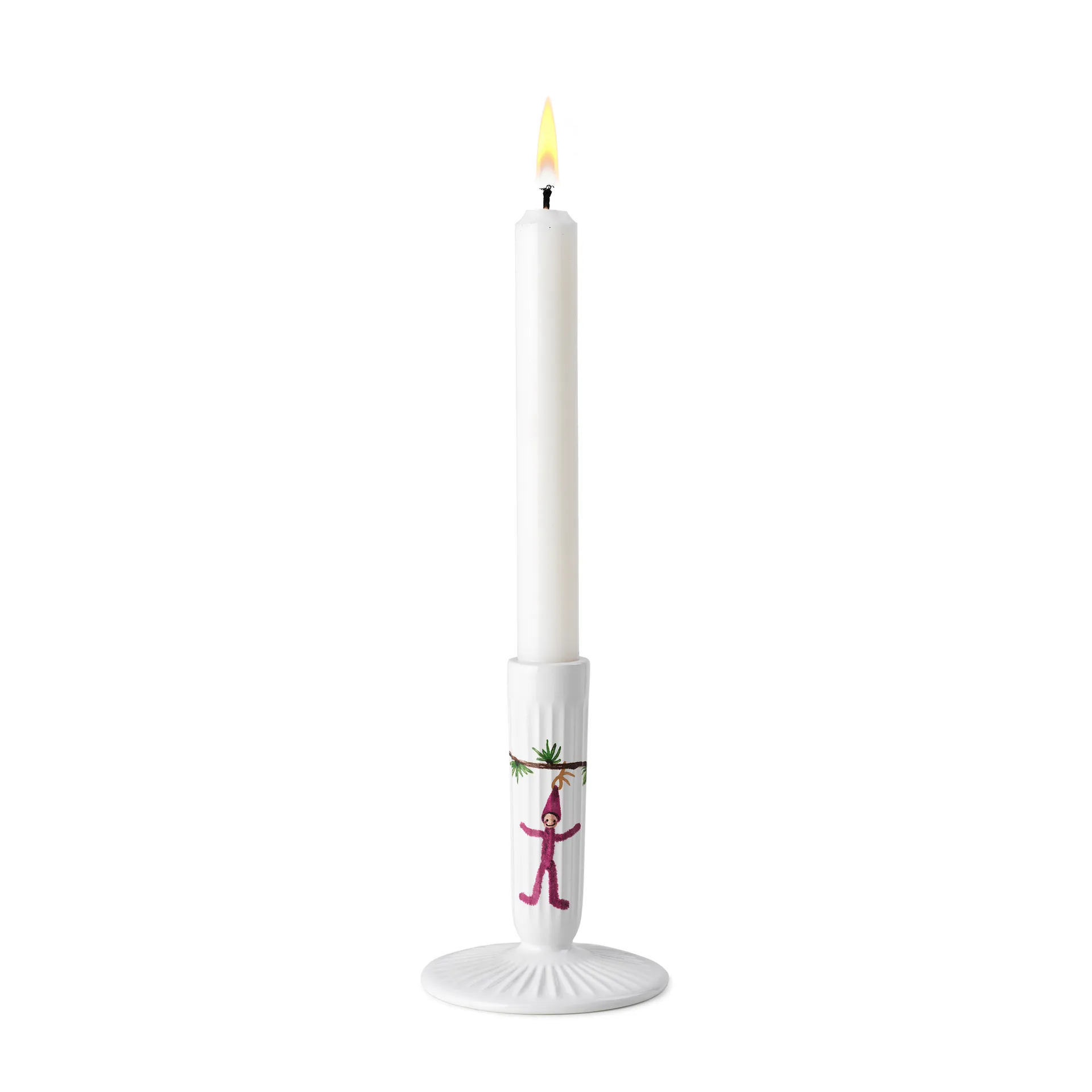 Bougeoir blanc Hammershøi Christmas, 12 cm Kähler